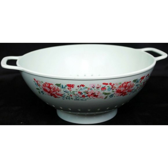 Pioneer Woman Large Garden Party Colander Footed Plastic Strainer Light Green - Picture 1 of 9